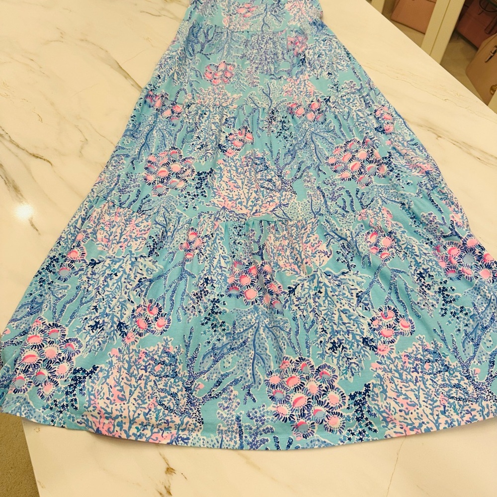 Lilly Pulitzer Girls Sleeveless Maxi Dress Size XL (12-14)